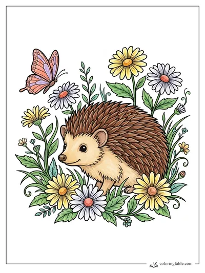 Colored example of this coloring page