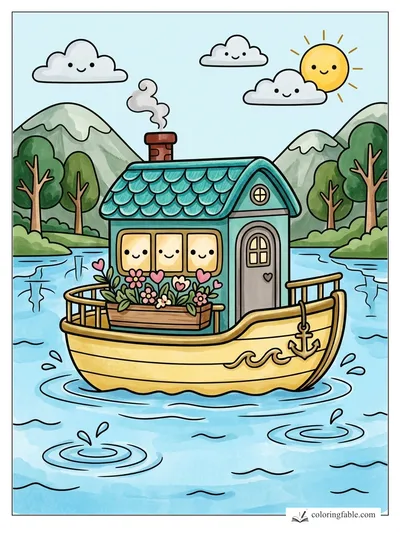 Colored example of this coloring page