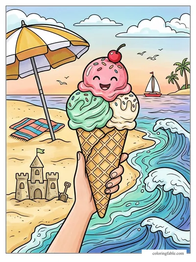 Colored example of this coloring page