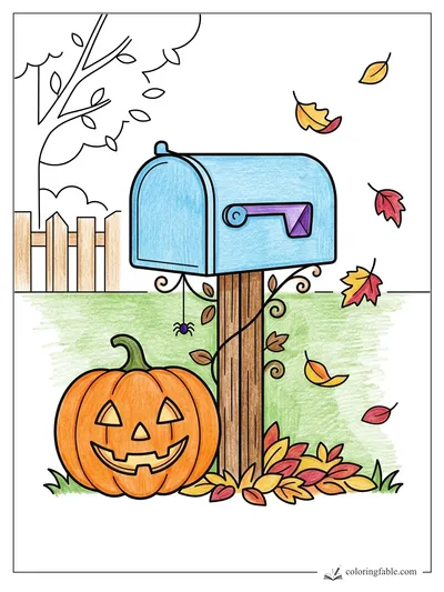 Colored example of this coloring page