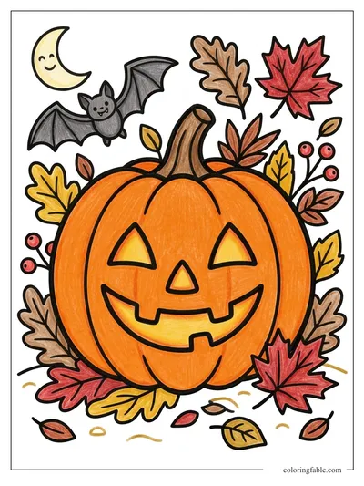 Colored example of this coloring page