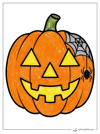 Colored example of this coloring page