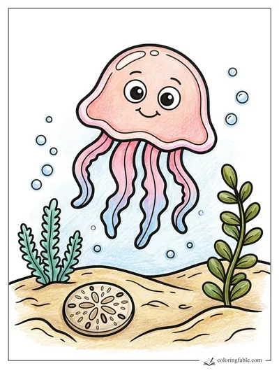 Colored example of this coloring page