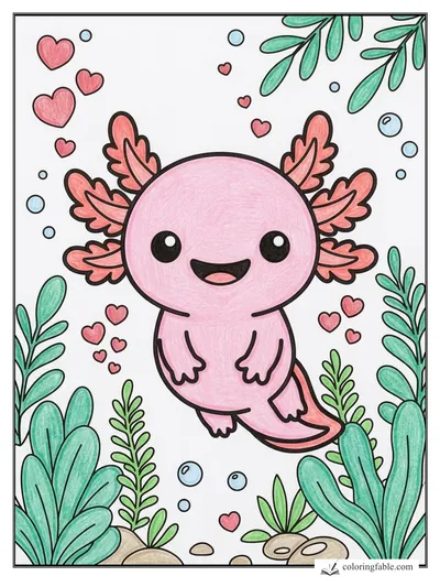Colored example of this coloring page