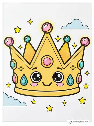 Colored example of this coloring page