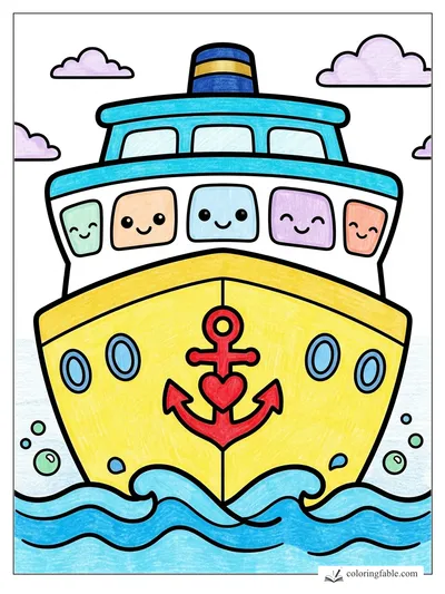 Colored example of this coloring page