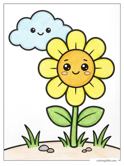 Colored example of this coloring page