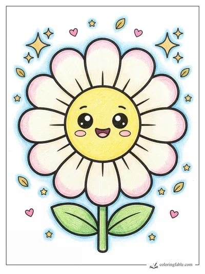 Colored example of this coloring page