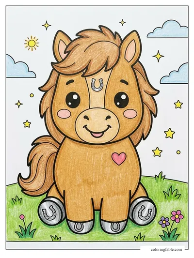 Colored example of this coloring page