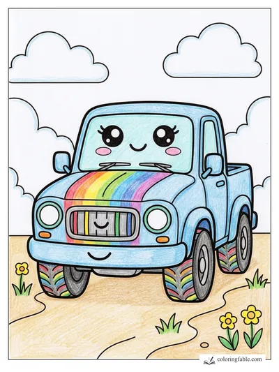 Colored example of this coloring page
