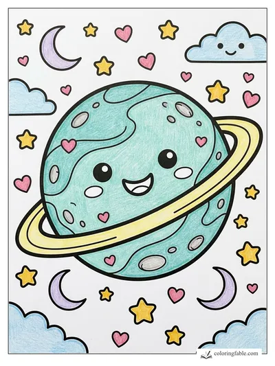 Colored example of this coloring page