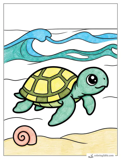 Colored example of this coloring page