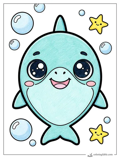Colored example of this coloring page