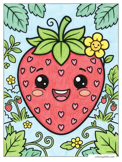 Colored example of this coloring page