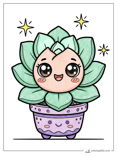 Colored example of this coloring page