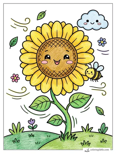 Colored example of this coloring page