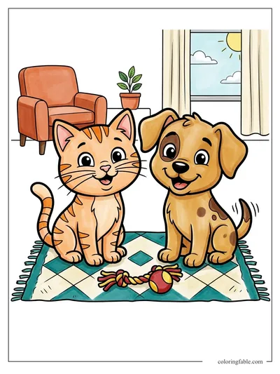 Colored example of this coloring page