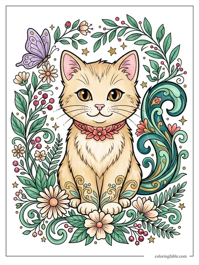 Colored example of this coloring page