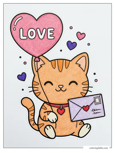 Colored example of this coloring page