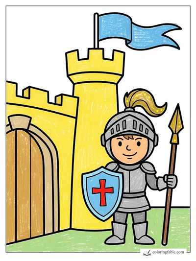 Colored example of this coloring page