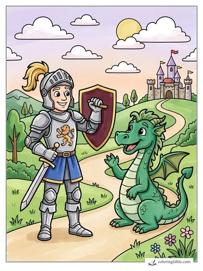 Colored example of this coloring page