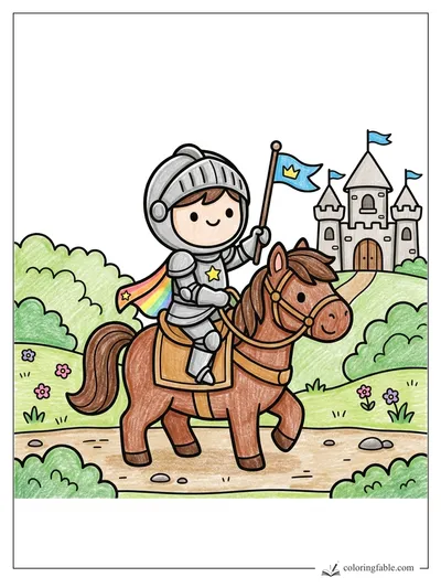 Colored example of this coloring page