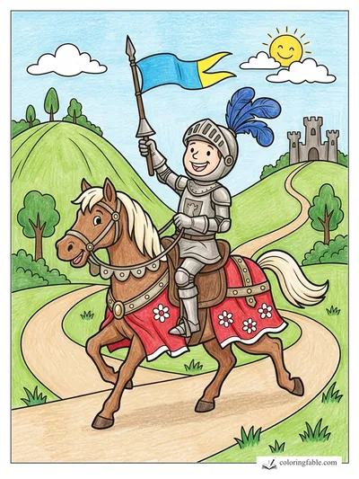 Colored example of this coloring page