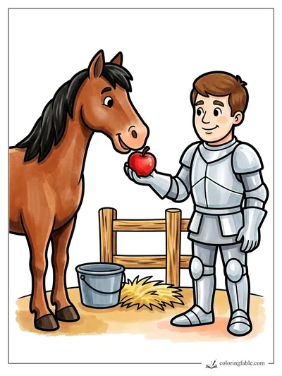 Colored example of this coloring page