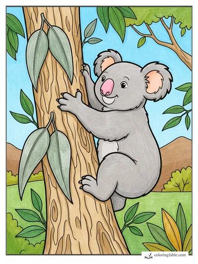 Colored example of this coloring page