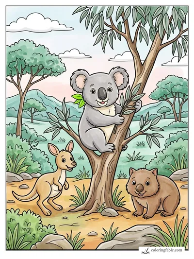Colored example of this coloring page
