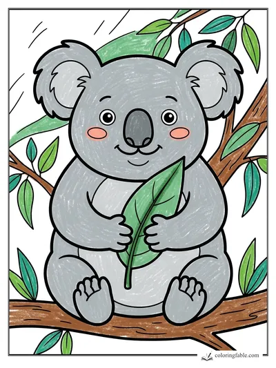 Colored example of this coloring page