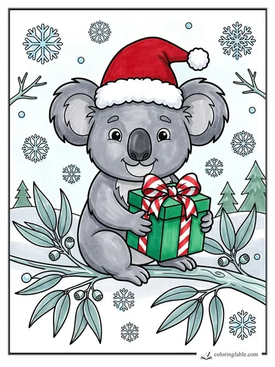 Colored example of this coloring page
