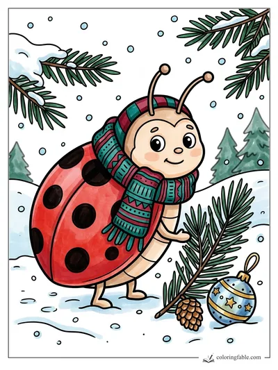 Colored example of this coloring page