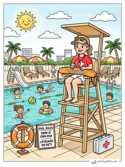 Colored example of this coloring page