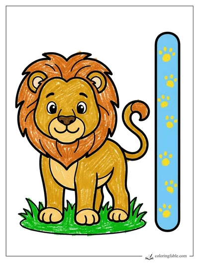 Colored example of this coloring page