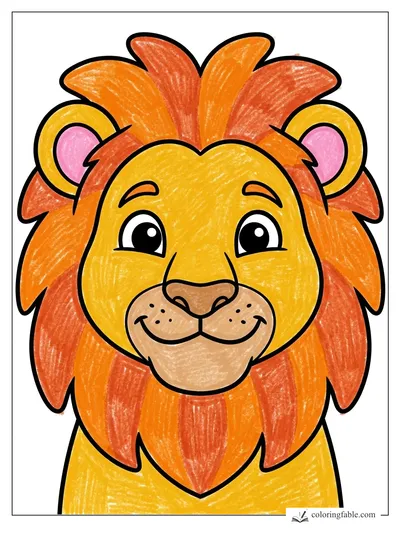 Colored example of this coloring page