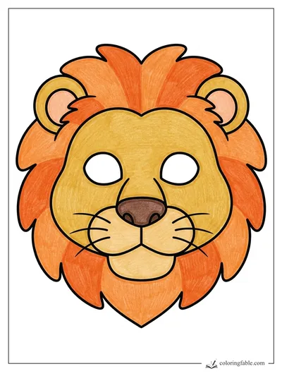 Colored example of this coloring page