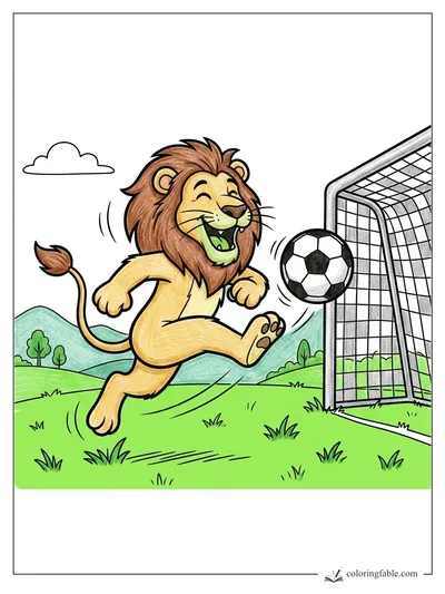 Colored example of this coloring page