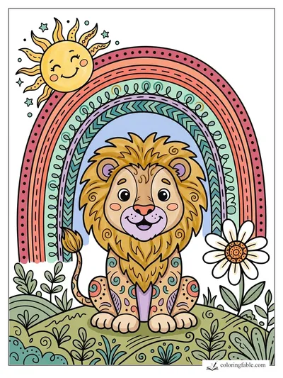 Colored example of this coloring page