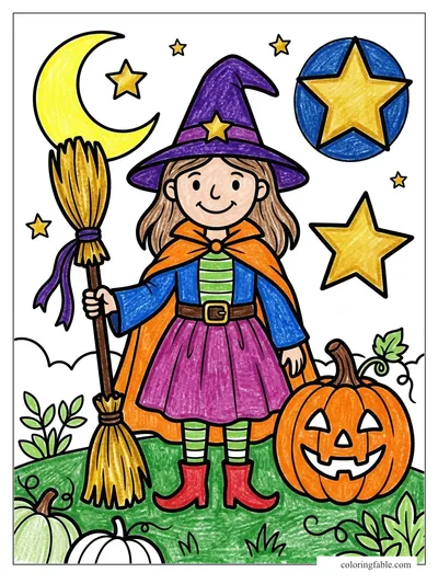 Colored example of this coloring page