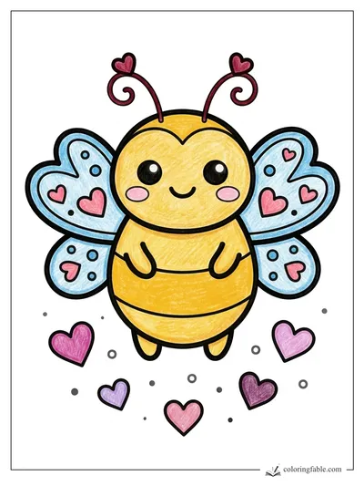 Colored example of this coloring page