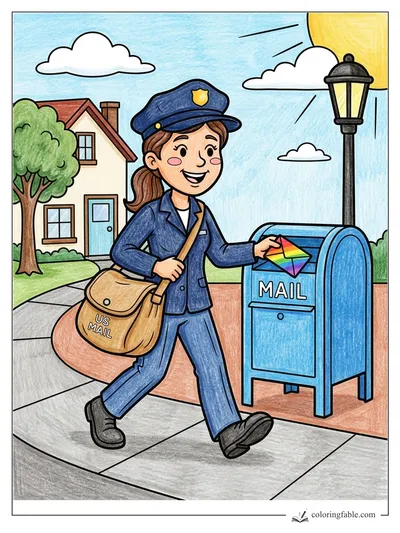 Colored example of this coloring page