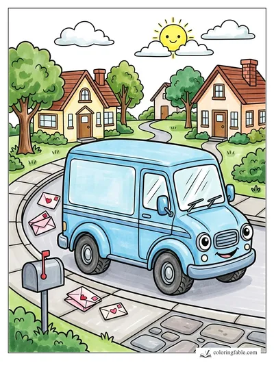 Colored example of this coloring page