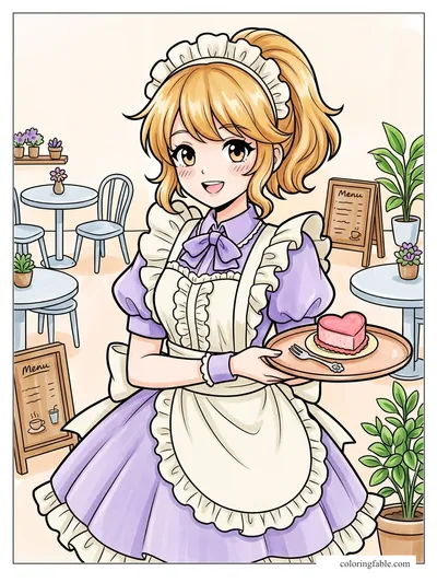 Colored example of this coloring page