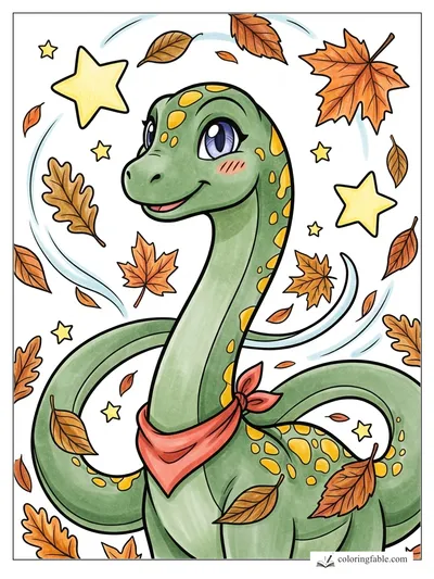 Colored example of this coloring page
