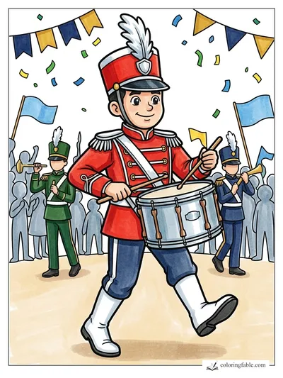 Colored example of this coloring page