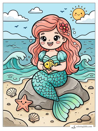 Colored example of this coloring page