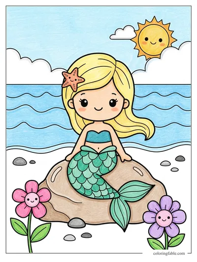 Colored example of this coloring page