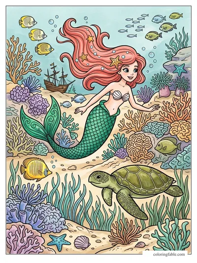 Colored example of this coloring page