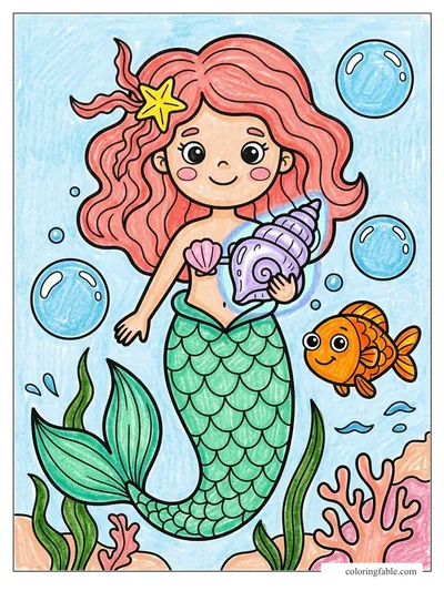 Colored example of this coloring page